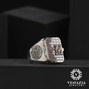 Aslan Kapaklı Gümüş Yüzük Modeli