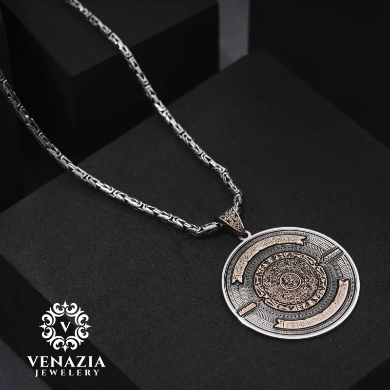 Dualı Gümüş Kolye Modeli