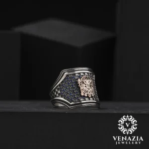 1 Osmanlı Arması Gümüş Yüzük