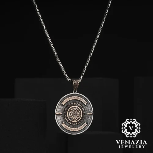 Hz. Süleyman Mührü Gümüş Kolye