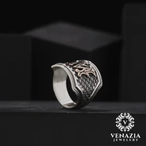 Harfli Gümüş Yüzük