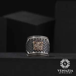 3 Osmanlı Arması Gümüş Yüzük