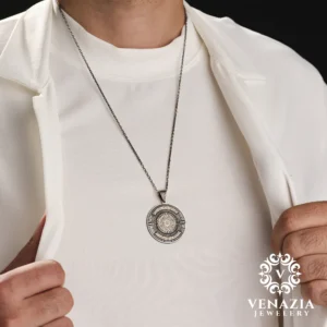 3 Ayet-el Kürsi Gümüş Kolye Modeli