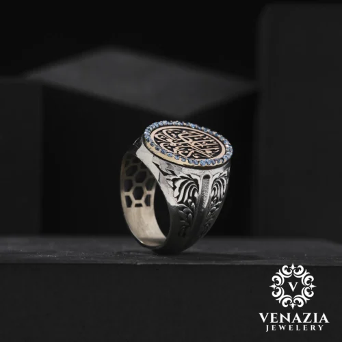 Kişi Sevdigiyle Beraberdir Gümüş Yüzük