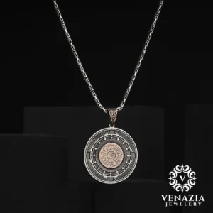 Ayet-el Kürsi Dualı Gümüş Kolye Modeli