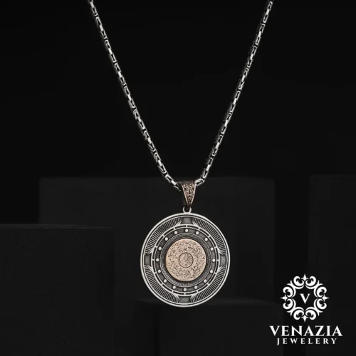 Ayet-el Kürsi Dualı Gümüş Kolye Modeli