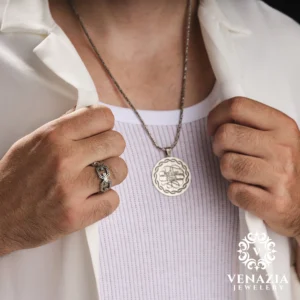 3 Gümüş Erkek Alyans Modeli