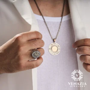 4 Kişi Sevdigiyle Beraberdir Gümüş Yüzük