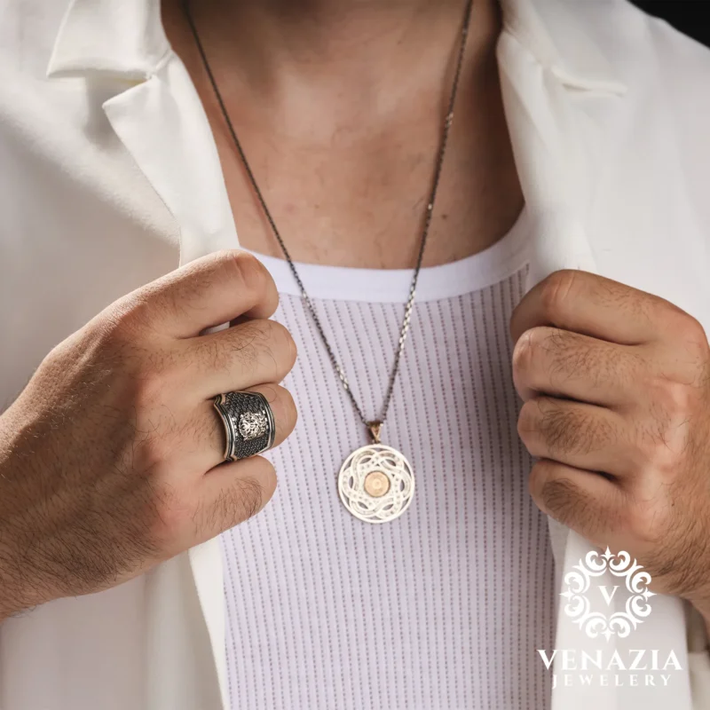 5 Osmanlı Arması Gümüş Yüzük