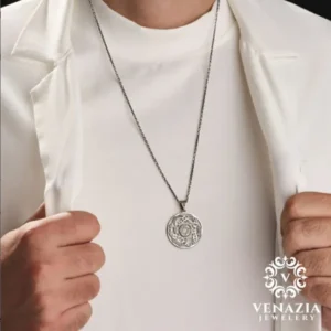 Hz. Süleyman Mührü Gümüş Kolye