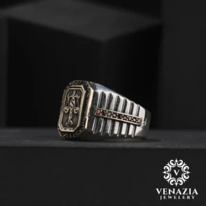 VENAZIA 14 AGUSTOS 20230306 Adalet Terazisi Gümüş Yüzük Modeli