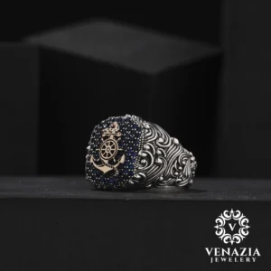 VENAZIA 14 AGUSTOS 20230375 Çapa Gümüş Yüzük