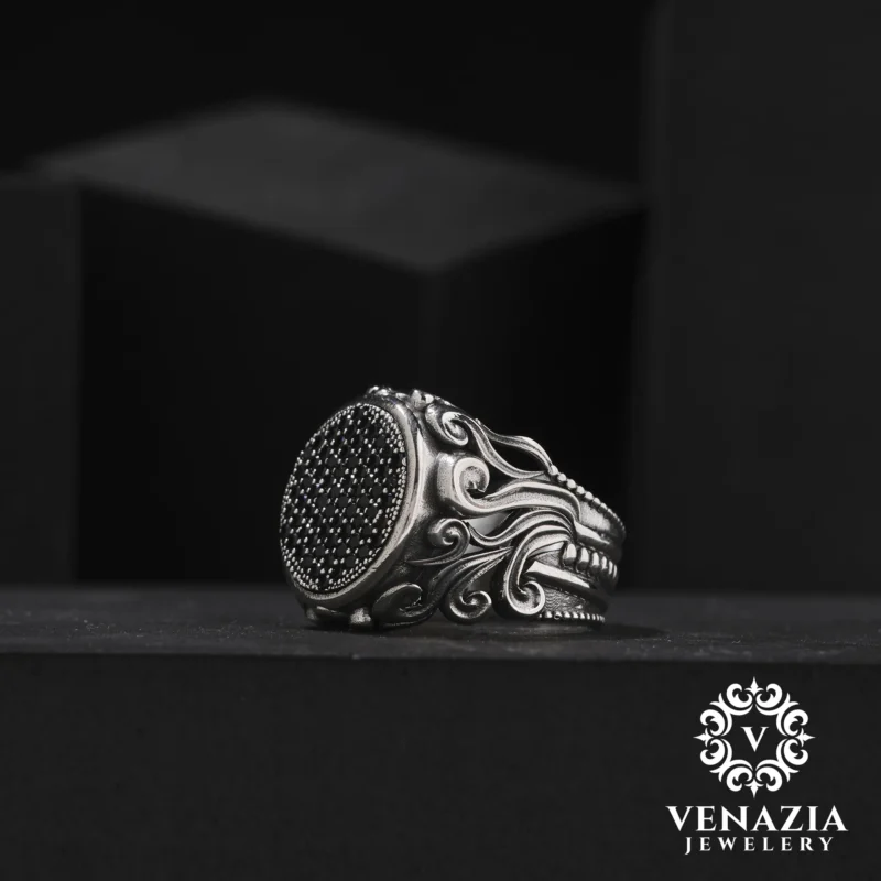 Taşlı Gümüş Yüzük Modeli