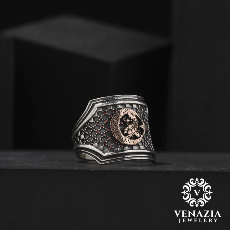 VENAZIA 14 AGUSTOS 20230406 Ay Yıldız Gümüş Yüzük