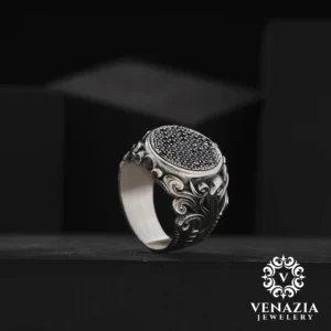 Taşlı Gümüş Yüzük Modeli