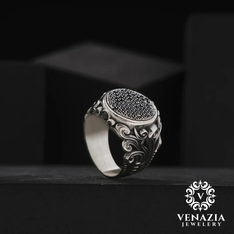 Taşlı Gümüş Yüzük Modeli