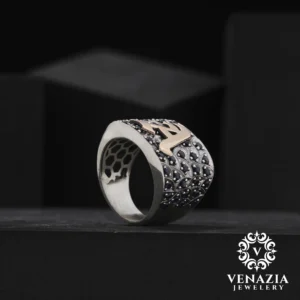 Harfli Gümüş Yüzük