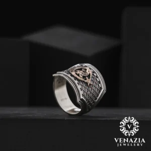 VENAZIA 14 AGUSTOS 20230490 Ay Yıldız Gümüş Yüzük