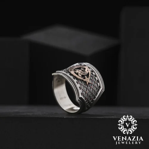 Ay Yıldız Gümüş Yüzük