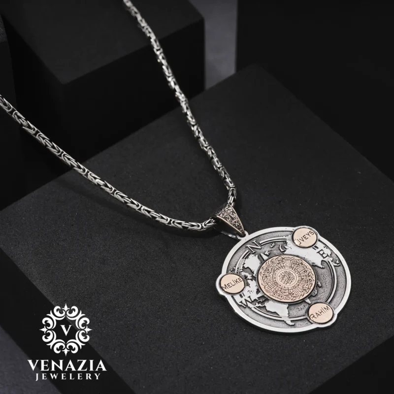 İsimli Gümüş Kolye Modeli