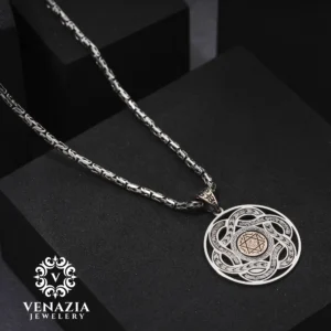 Hz. Süleyman Mührü Gümüş Kolye