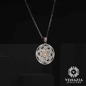 Hz. Süleyman Mührü Gümüş Kolye