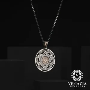 Dualı Gümüş Kolye