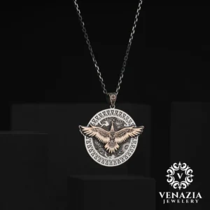 Kartal Gümüş Kolye