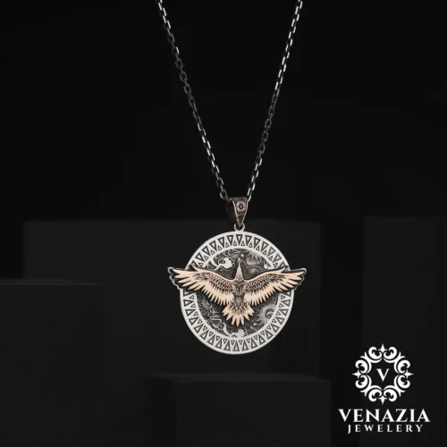 VENAZIA 14 AGUSTOS 20230537 Kartal Gümüş Kolye