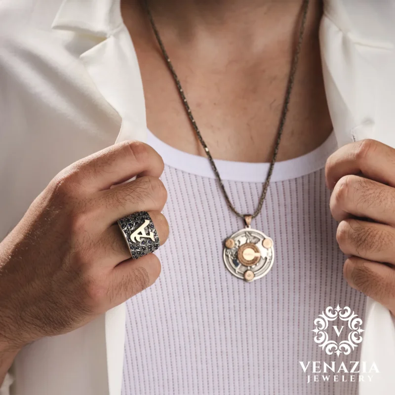 Harfli Gümüş Yüzük