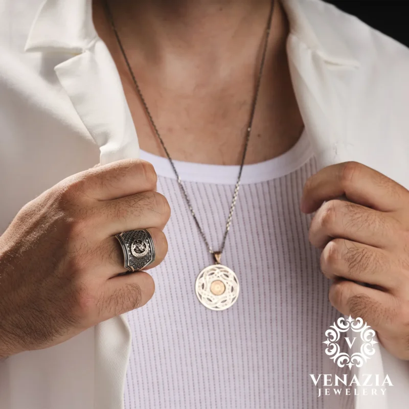 VENAZIA 14 AGUSTOS 20230643 copy Ay Yıldız Gümüş Yüzük