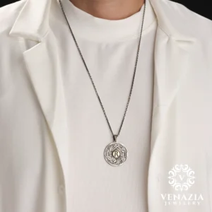 Harfli Gümüş Kolye