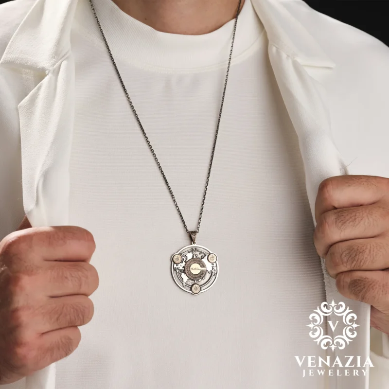 Dualı Gümüş Kolye Modeli