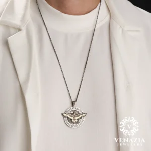 Kartal Gümüş Kolye