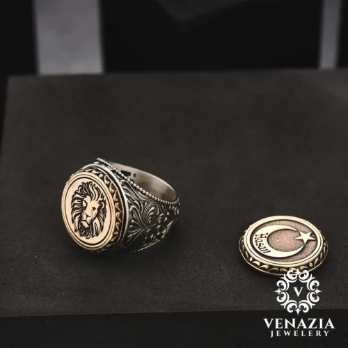 VENAZIA 14 AGUSTOS 20230747 copy Çift Başlıklı Gümüş Yüzük