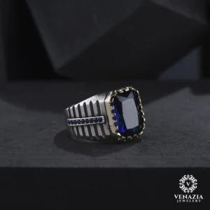 VeNAZIA 30-10-20232627 copy Oniks Taşlı Gümüş Yüzük Modeli