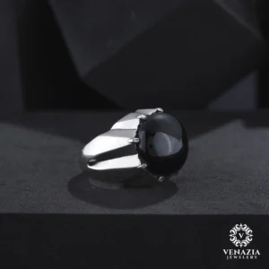 Akik Taşlı Gümüş Yüzük Modeli