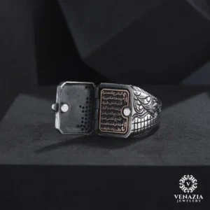 Kapaklı Gümüş Yüzük Modeli