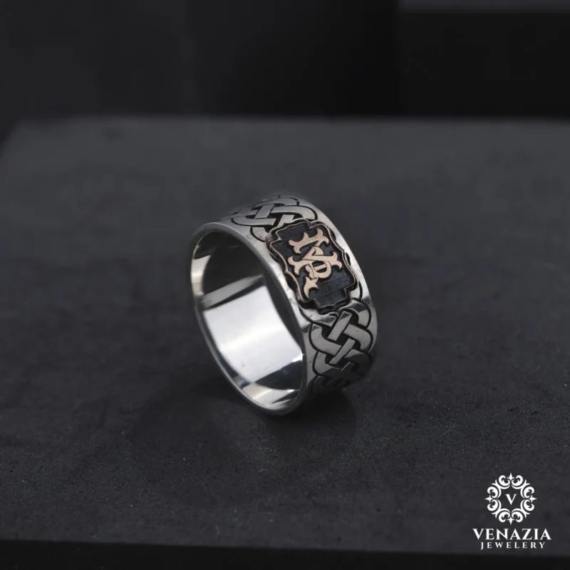 VeNAZIA 30-10-20232795 copy Gümüş Erkek Alyans Modeli