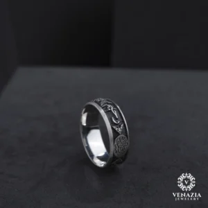 Gümüş Erkek Alyans Modeli