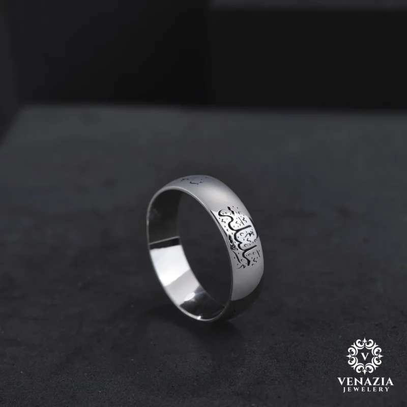 Eşlere Özel Gümüş Alyans Modeli