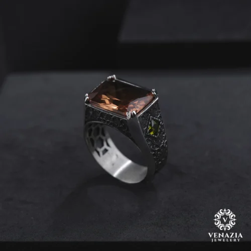 Taşlı Gümüş Yüzük Modeli