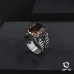 Zultanit Taşlı Gümüş Yüzük Modeli