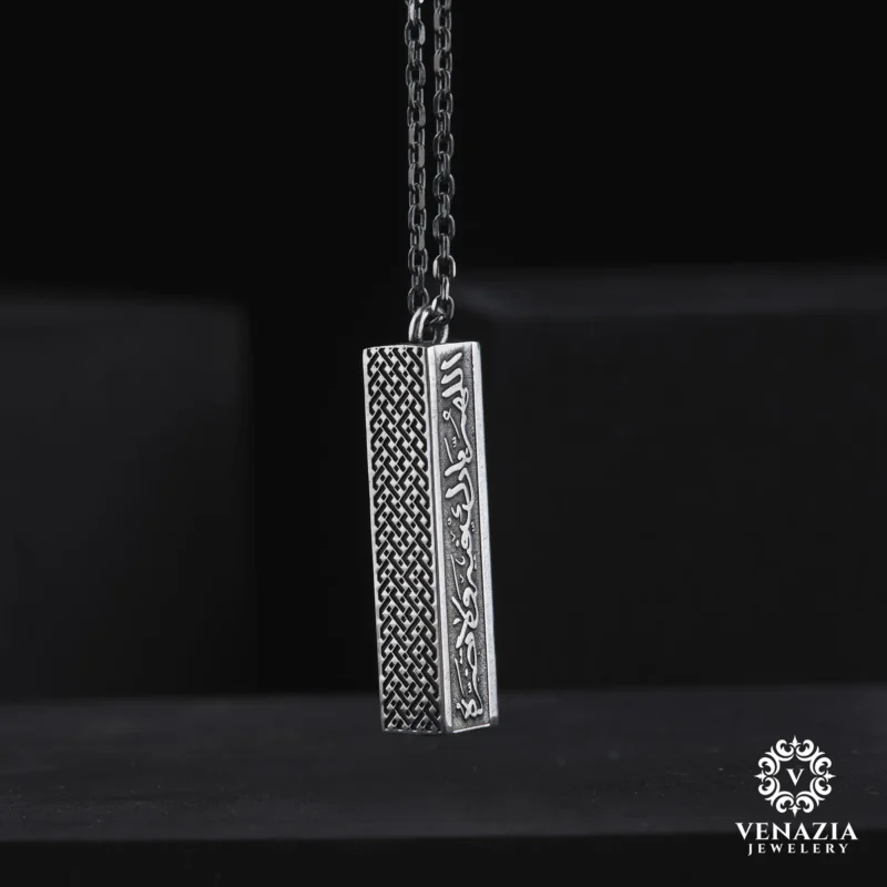 VeNAZIA 30-10-20232976 copy Eşlere Özel Dualı Gümüş Kolye Modeli