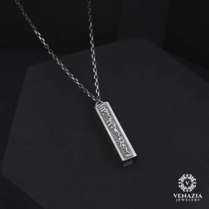 VeNAZIA 30-10-20233000 copy Eşlere Özel Dualı Gümüş Kolye Modeli