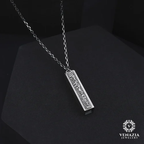 VeNAZIA 30-10-20233000 copy Eşlere Özel Dualı Gümüş Kolye Modeli