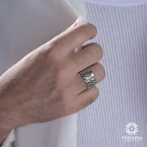 Gümüş Erkek Yüzük Modeli