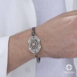 Aslan Gümüş Bileklik Modeli