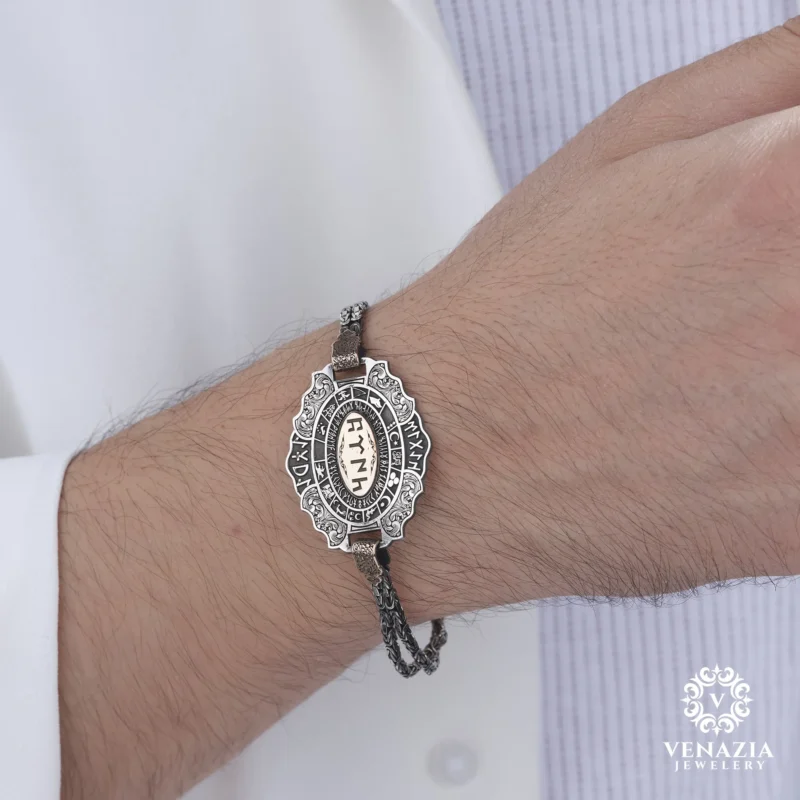 Gümüş Erkek Bileklik Modeli