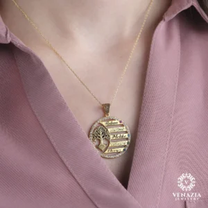 VeNAZIA 30-10-20233156 copy Hayat Ağacı Gümüş Bayan Kolye Modeli